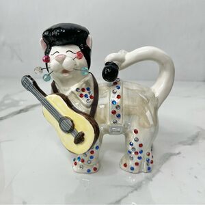 Lacombe WhimsiClay 2006 Elvis Presley Cat Figurine